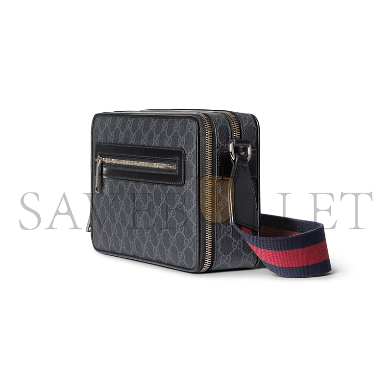 GUCCI GG BLACK MEDIUM CROSSBODY BAG 822072 (26.5*17.5*8cm) GUCCI GG BLACK MEDIUM CROSSBODY BAG 822072 (26.5*17.5*8cm)
